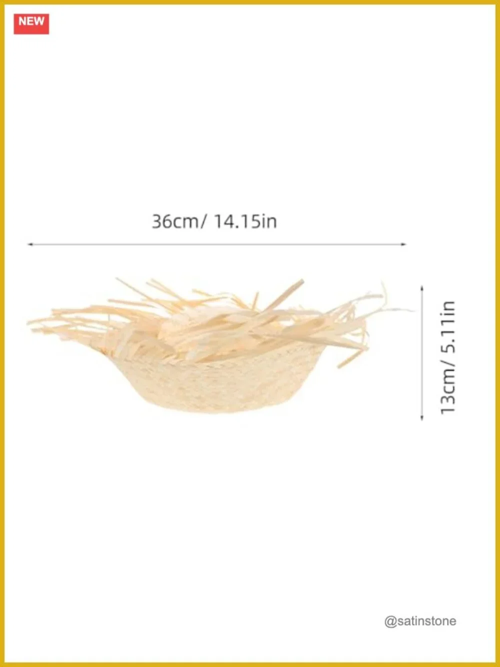 2-Pack Straw Woven Sun Hats Lightweight Breathable Summer Beach Hat